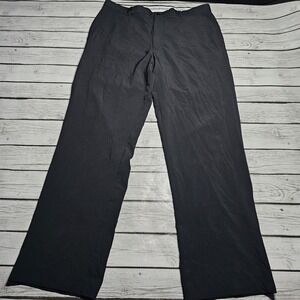Footjoy Performance Pants 36x32‎ Black Knit Straight Golf Stretch Chino